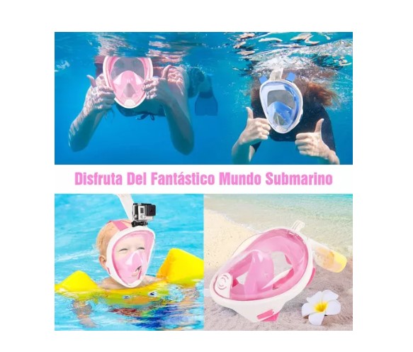 Mascara Snorkel Fulface Adulto GOPRO